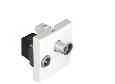 Efapel unipolar switch - 2 modules, 45011