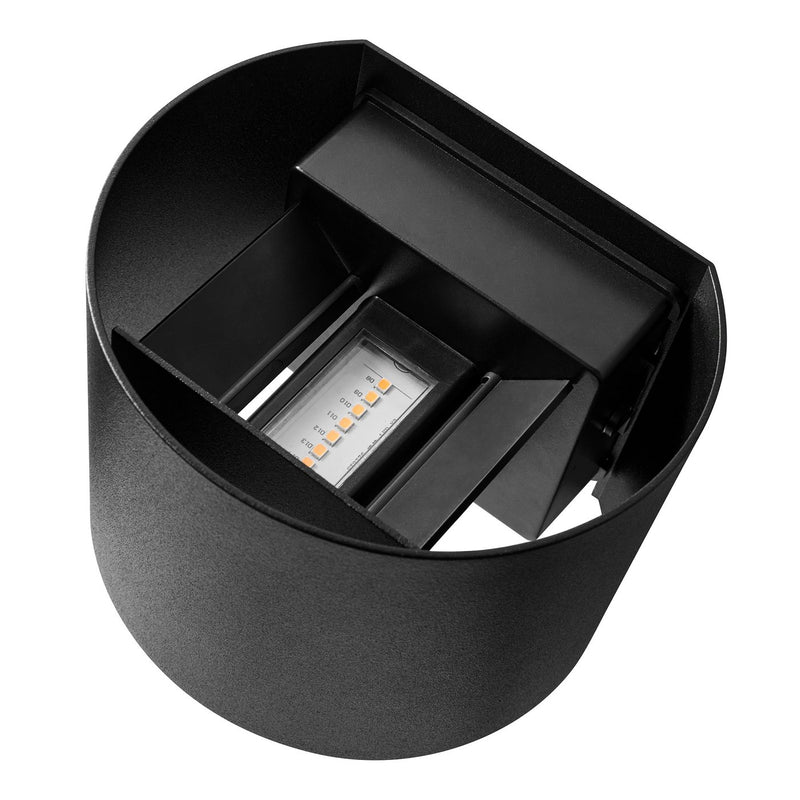 Carregue imagem no visualizador da galeriaAplique de Parede Exterior Preto MILDA NORDLUX
