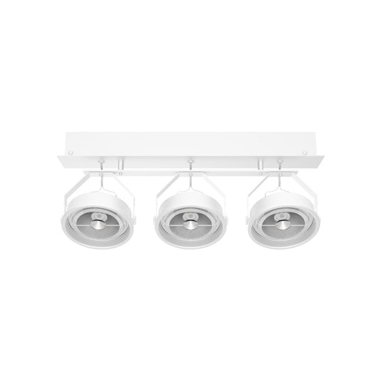 Luminária saliente de teto em chapa de aço galvanizado Tromilux