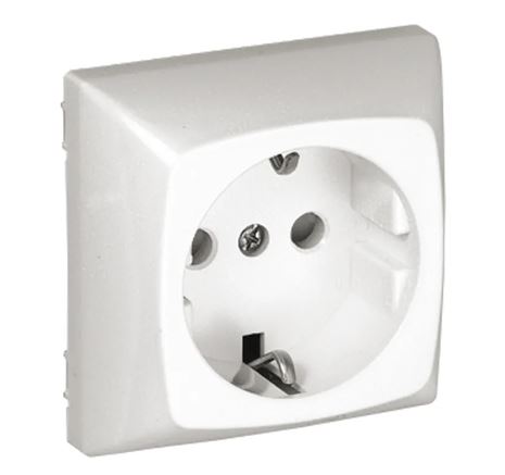 Cargue la imagen en el visor de la galería, Tomada schuko  16A 250V c/Alvéolos Protegidos Saliente EFAPEL 47132 CBR, Série 47

