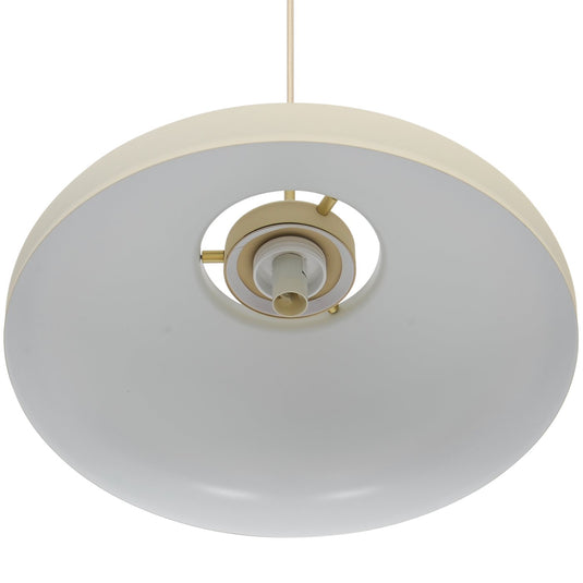 Pendente Bege com Vidro Opalino e Metal Latif NORDLUX