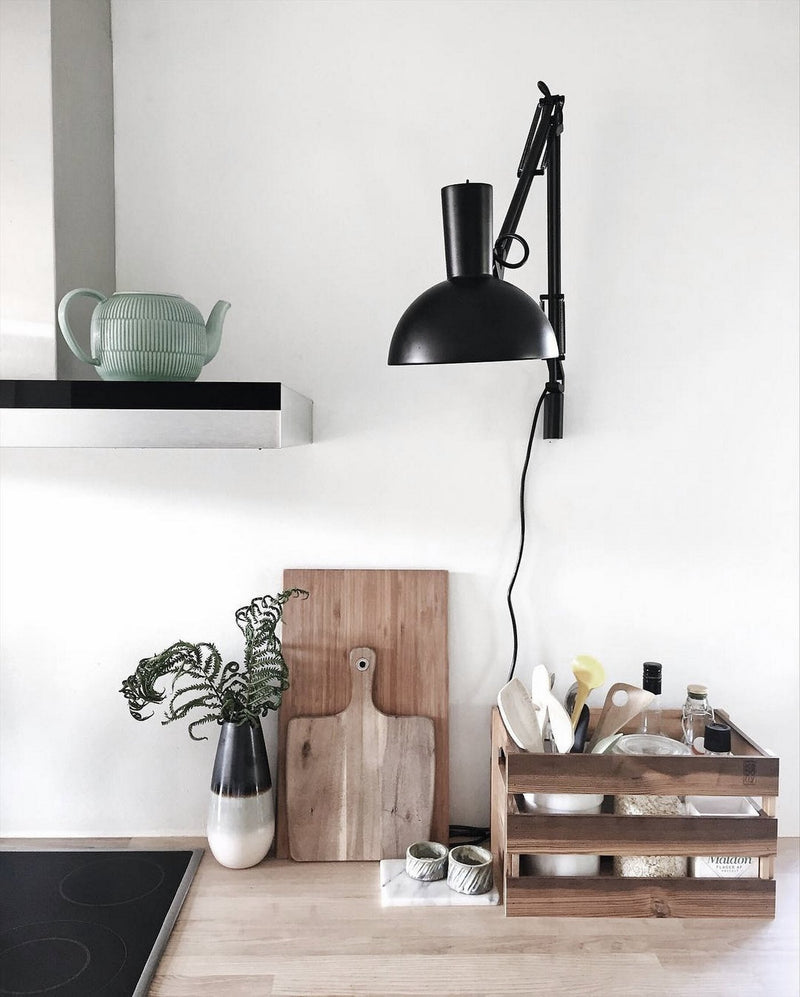 Carregue imagem no visualizador da galeriaCandeeiro de Mesa Preto ARKI NORDLUX
