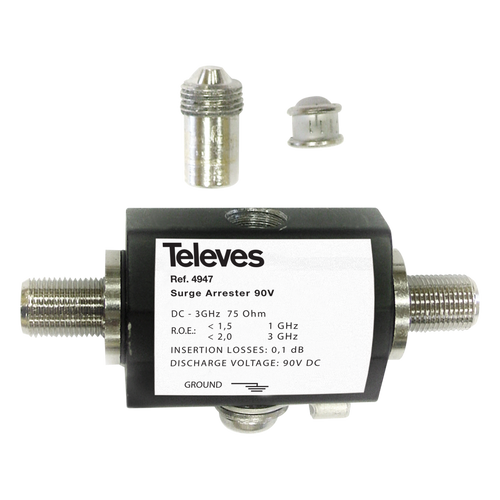 Descarregador coaxial 90V TELEVES 4947 