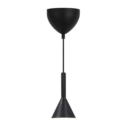 Candeeiro Suspenso com Dois Abat-jours Cónicos Preto Kelvis 2-Kit NORDLUX