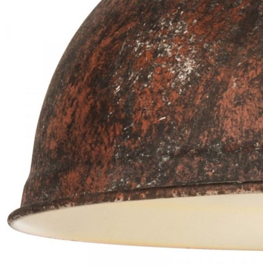 Candeeiro de teto suspenso Vintage Grantham 1 Ø 370mm castanho EGLO