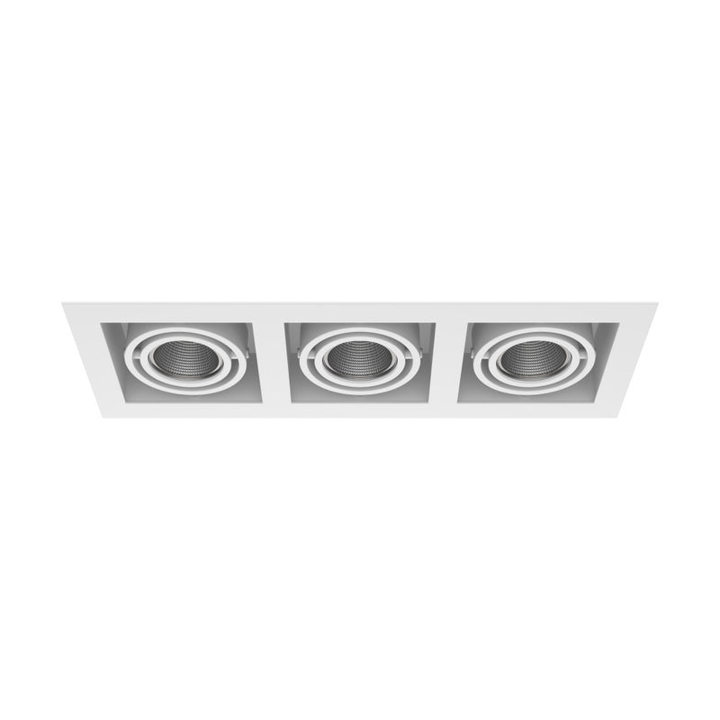 Cargue la imagen en el visor de la galería, Luminária de Encastrar com Aba de Remate e Luz Orientável Tromilux
