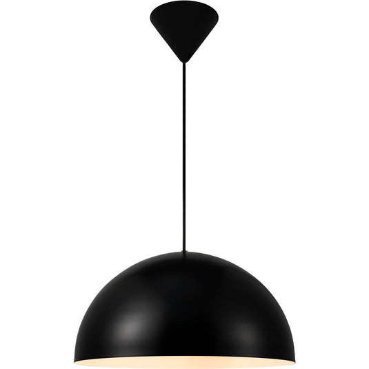 Candeeiro de Teto Contemporâneo com Metal Preto ELLEN NORDLUX