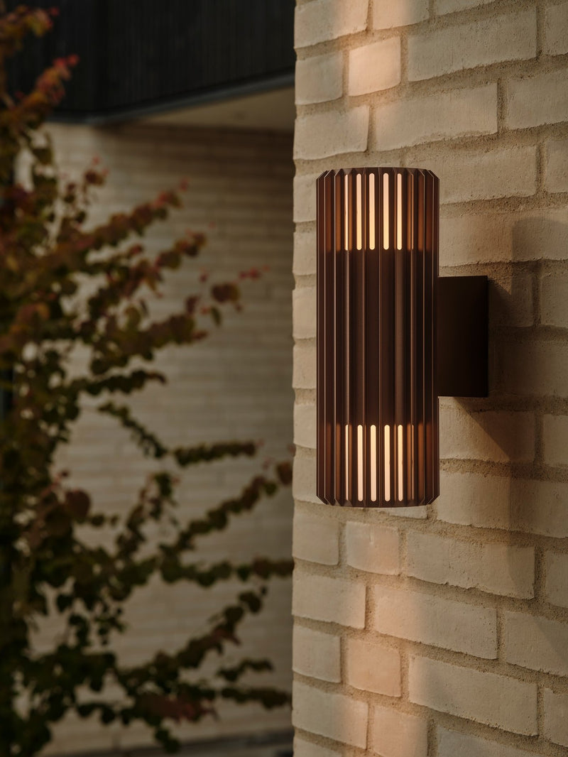 Load image into Gallery viewer, Double Wall Light Aludra Seaside Brown Metallic NORDLUX

