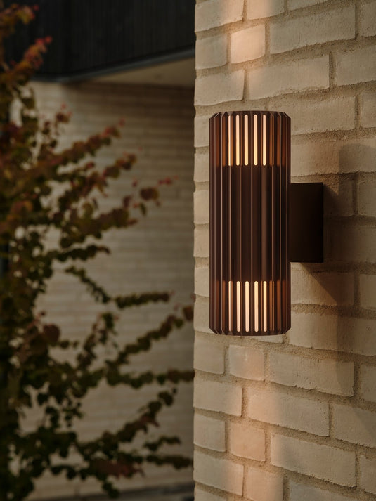Double Wall Light Aludra Seaside Brown Metallic NORDLUX