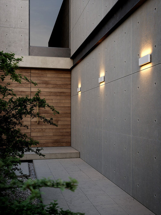 Aplique de Parede Exterior Branco Kinver 26 NORDLUX