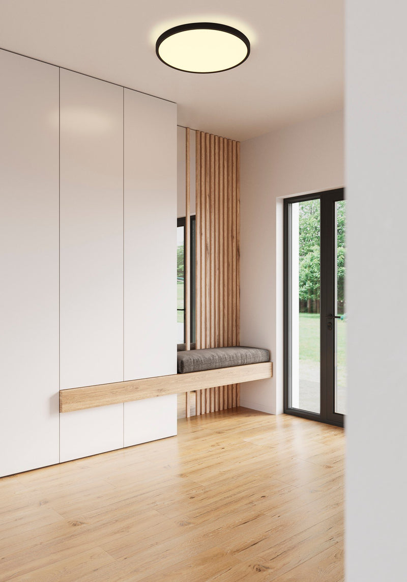 Load image into Gallery viewer, Candeeiro de Teto Ultra Fino Preto Regulável Oja Smart 60 NORDLUX
