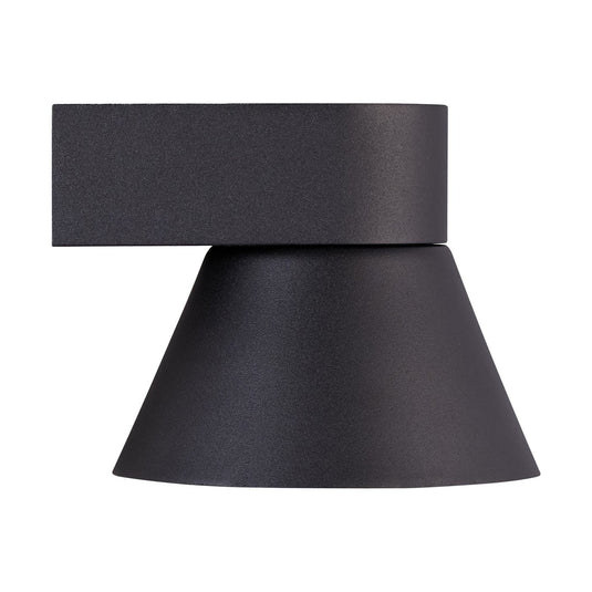 Aplique de Parede com Abajur Cónico Preto KYKLOP NORDLUX