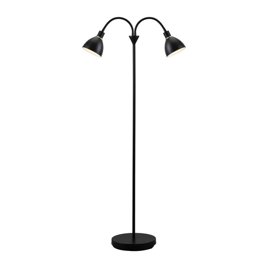 Candeeiro de Pé Duplo Preto RAY NORDLUX
