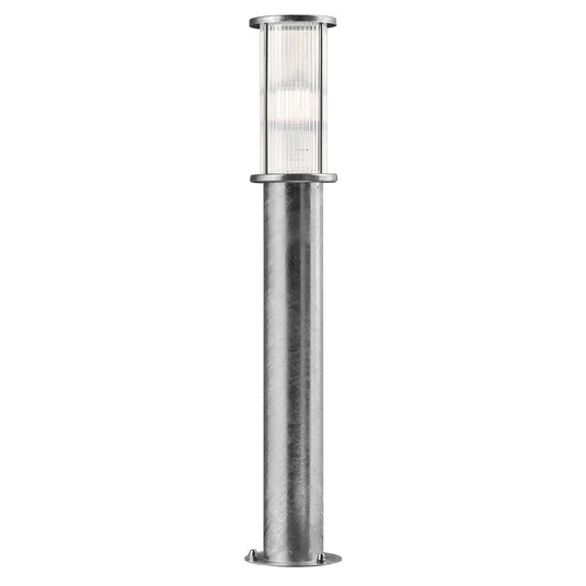 Candeeiro Exterior com Difusor Estriado e Material Galvanizado Linton NORDLUX