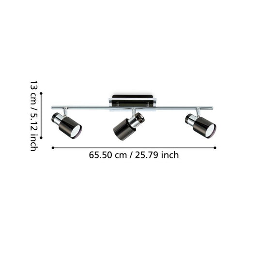 Candeeiro de Teto LED com 3 Projetores Ajustáveis DAVIDA 1 EGLO