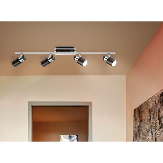Candeeiro de Teto LED com 4 Projetores Ajustáveis DAVIDA EGLO