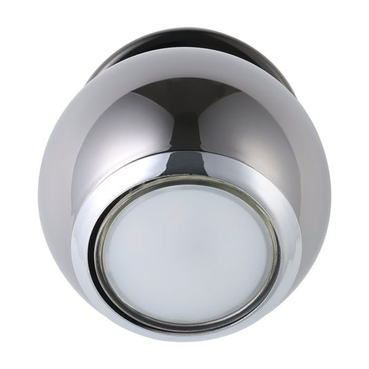 Foco LED de Parede e Teto em Metal Níquel Preto BIMEDA EGLO
