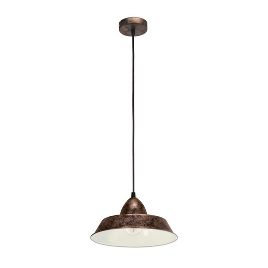 AUCKLAND Candeeiro de Teto Suspenso Vintage em Aço Cobre Envelhecido