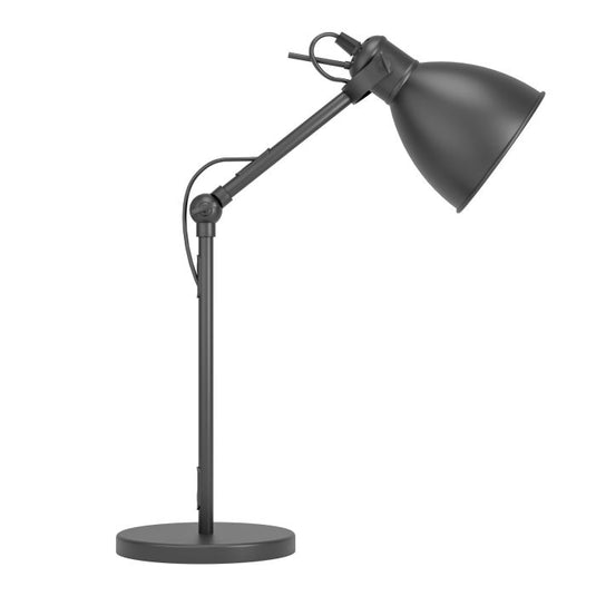 Candeeiro de Mesa com Braço Ajustável Preto e Branco PRIDDY EGLO