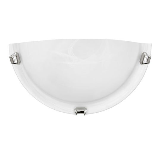 Aplique de Parede com Vidro Alabastro Branco SALOME EGLO