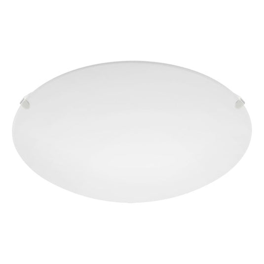 Plafon de Teto com Vidro Branco Acetinado MARS EGLO