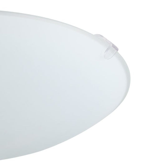Plafon de Teto com Vidro Branco Acetinado MARS EGLO