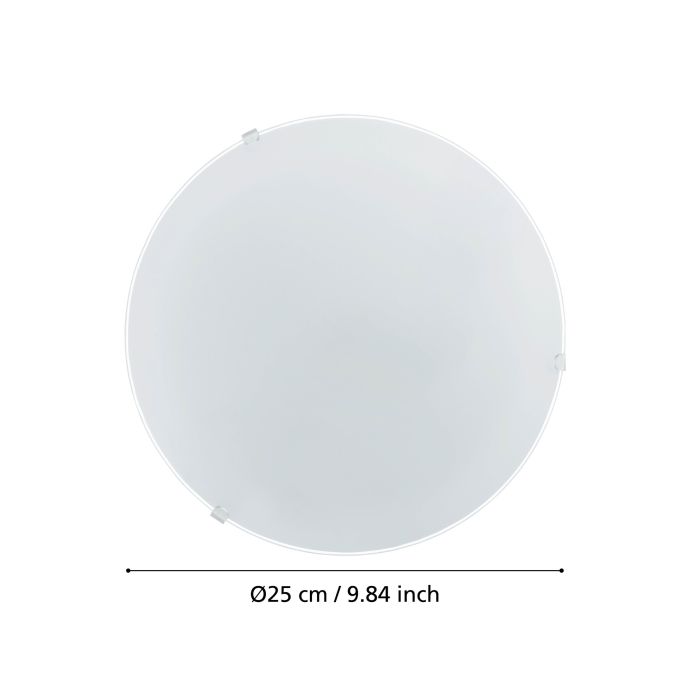 Load image into Gallery viewer, Plafon de Teto com Vidro Branco Acetinado MARS EGLO
