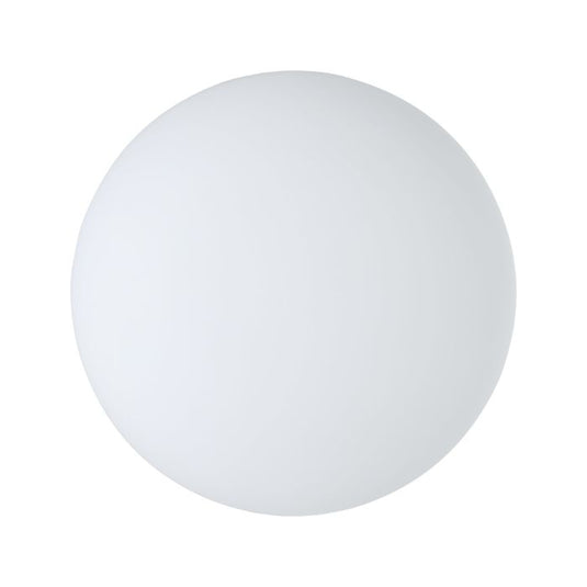 Candeeiro de Teto Redondo em Metal Branco e Vidro Opalino ELLA EGLO