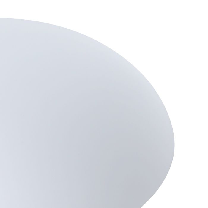Carregue imagem no visualizador da galeriaCandeeiro de Teto Redondo em Metal Branco e Vidro Opalino ELLA EGLO
