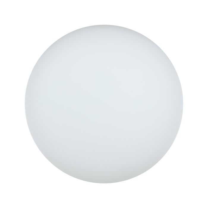 Cargue la imagen en el visor de la galería, Plafon de Teto Redondo em Metal Branco e Vidro Opalino ELLA EGLO
