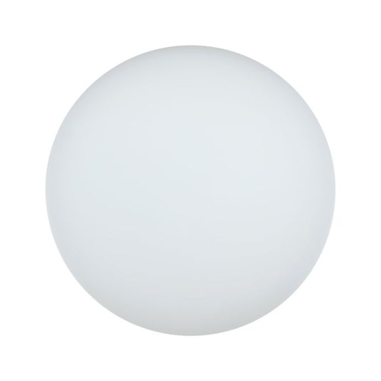 Plafon de Teto Redondo em Metal Branco e Vidro Opalino ELLA EGLO