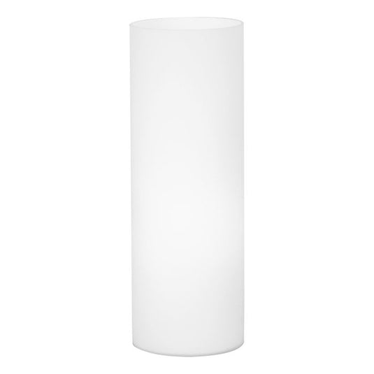 Candeeiro de Mesa com Cilindro de Vidro Opalino Mate GEO EGLO