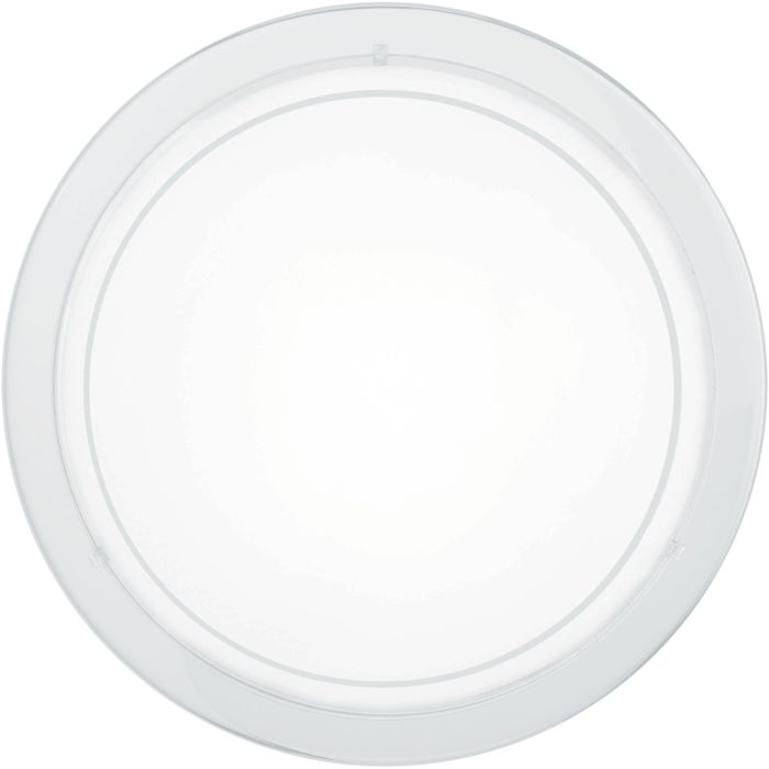 Load image into Gallery viewer, Plafon de Teto em Metal Branco com Tampa de Vidro PLANET 1 EGLO
