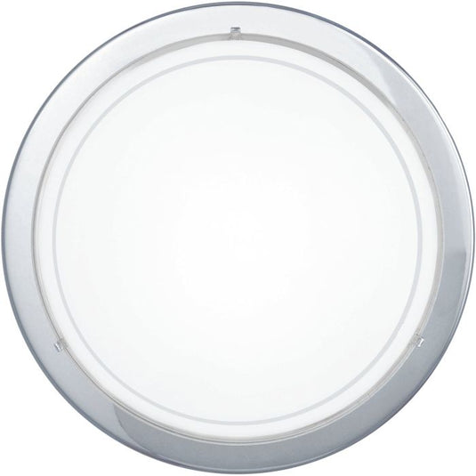 Plafon de Teto Redondo com Vidro Branco PLANET 1 EGLO