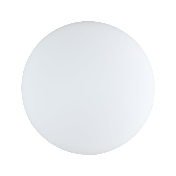 Cargue la imagen en el visor de la galería, Plafon de Teto Redondo em Metal Branco com Vidro Opalino ELLA EGLO
