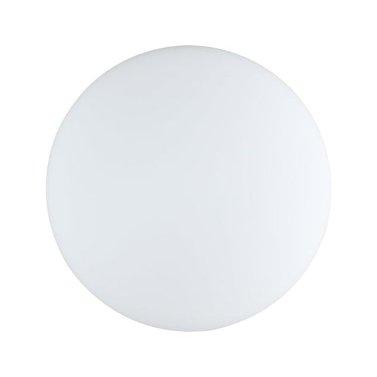 Plafon de Teto Redondo em Metal Branco com Vidro Opalino ELLA EGLO