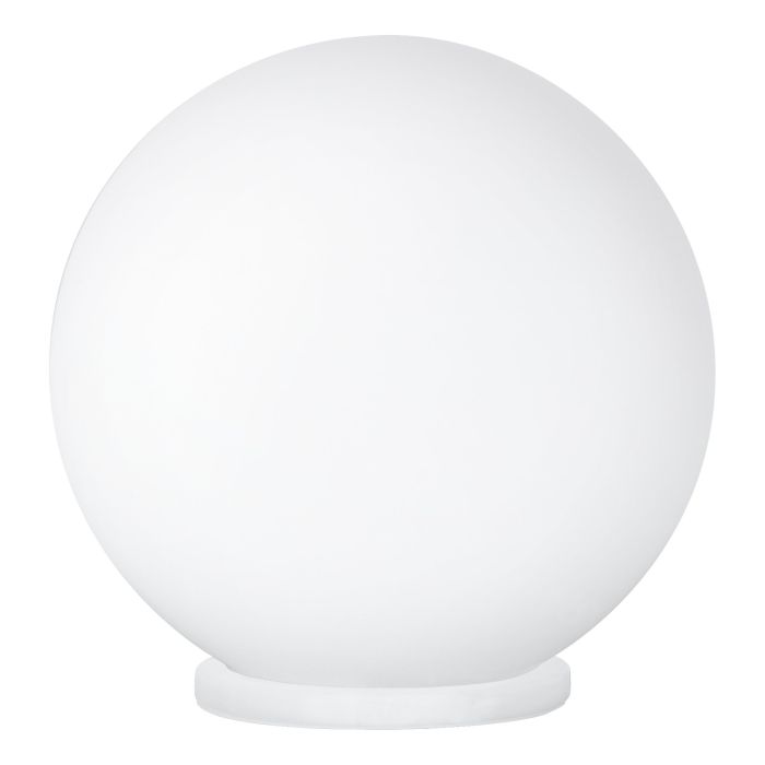 Chargez l'image dans la visionneuse de la galerie, Candeeiro de Mesa com Esfera de Vidro Opalino Branco RONDO EGLO
