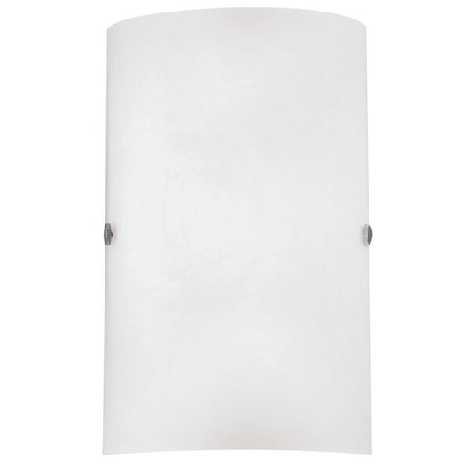 Aplique de Parede com Vidro Branco Acetinado e Níquel Mate TROY 3 EGLO
