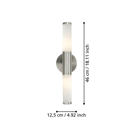 Aplique de Parede LED com Difusor em Vidro Opalino PALMERA EGLO
