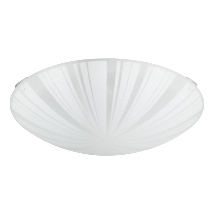 Carregue imagem no visualizador da galeriaCandeeiro de Teto com Vidro Branco Acetinado e Metal MARS 1 EGLO
