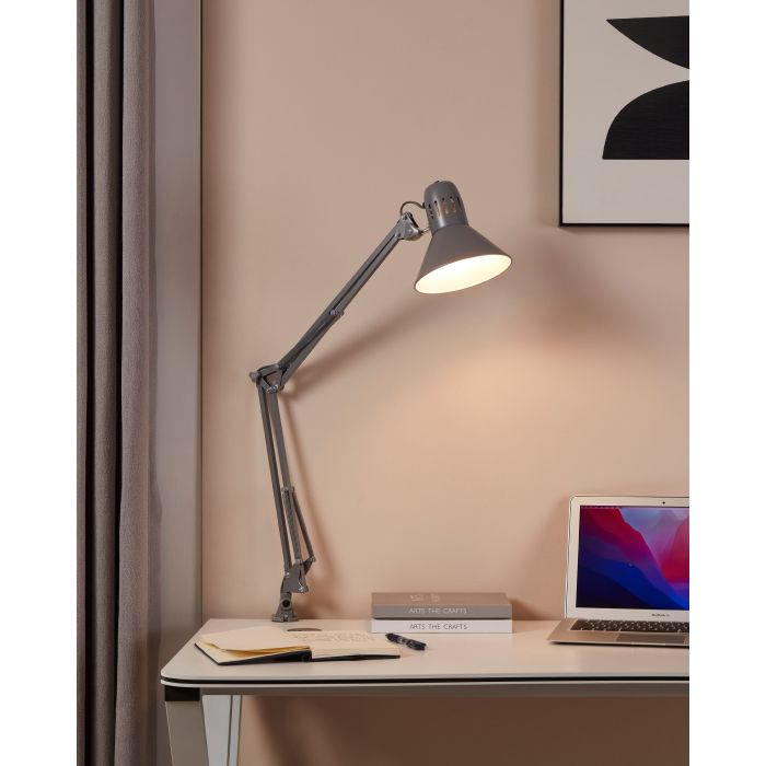 Carregue imagem no visualizador da galeriaCandeeiro de Mesa com Braço e Cabeça Ajustáveis FIRMO EGLO
