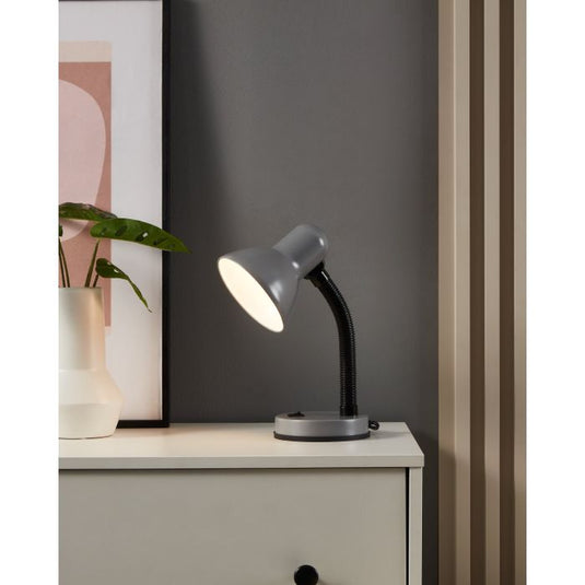 Candeeiro de Mesa Metálico com Pescoço Ajustável BASIC 1 EGLO