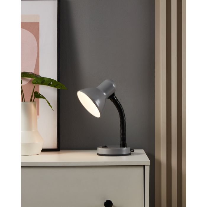Chargez l'image dans la visionneuse de la galerie, Candeeiro de Mesa Metálico com Pescoço Ajustável BASIC 1 EGLO
