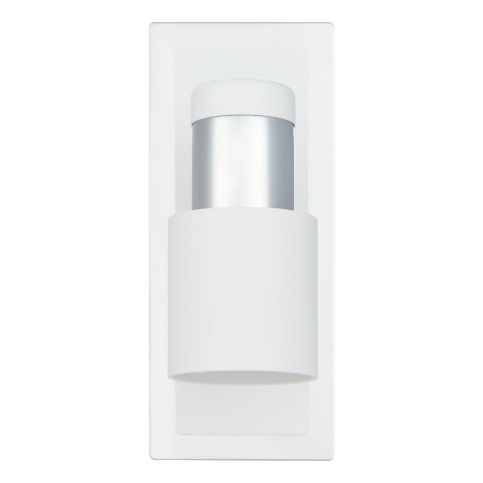 Load image into Gallery viewer, Foco LED de Parede com Corpo Metálico Branco e Cromado DAVIDA EGLO
