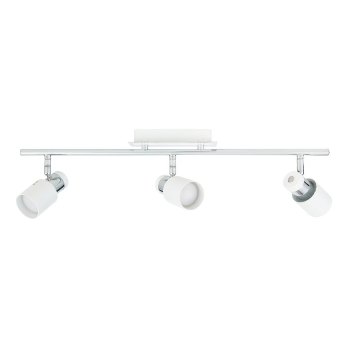 Cargue la imagen en el visor de la galería, Foco LED de Teto com Estrutura Metálica Branca e Cromada DAVIDA EGLO
