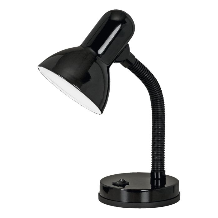 Chargez l'image dans la visionneuse de la galerie, Candeeiro de Mesa em Metal Preto com Pescoço Ajustável BASIC EGLO
