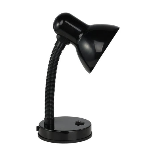 Candeeiro de Mesa em Metal Preto com Pescoço Ajustável BASIC EGLO