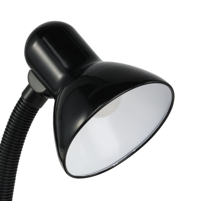Chargez l'image dans la visionneuse de la galerie, Candeeiro de Mesa em Metal Preto com Pescoço Ajustável BASIC EGLO

