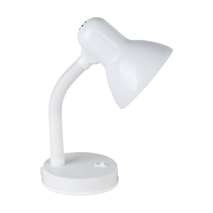 Chargez l'image dans la visionneuse de la galerie, Candeeiro de Mesa em Metal Branco com Pescoço Ajustável BASIC EGLO
