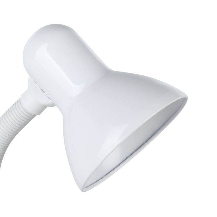 Chargez l'image dans la visionneuse de la galerie, Candeeiro de Mesa em Metal Branco com Pescoço Ajustável BASIC EGLO
